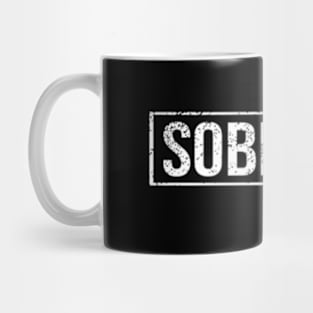 Sober Af Alcoholics Aa Anonymous Celebrate Your Recovery Mug